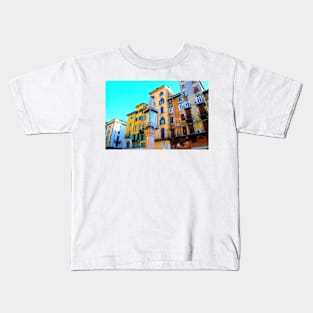 Piazza delle Erbe in Verona, Italy Kids T-Shirt